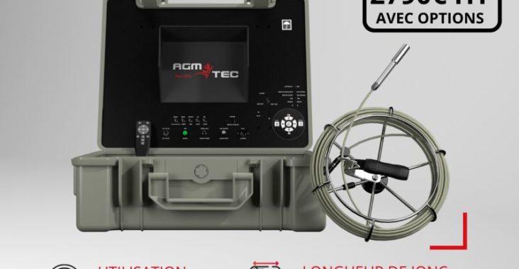 Nouvelle caméra d'inspection de canalisations pour AGM TEC
